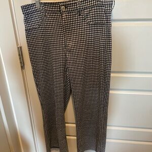 Black and White Checkered Pants